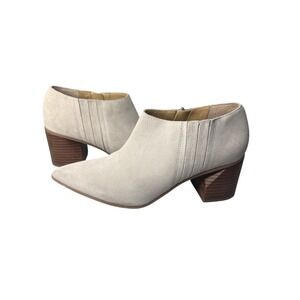 Franco Sarto Takoma Ankle Boot Women's 9M Leather Slip-On